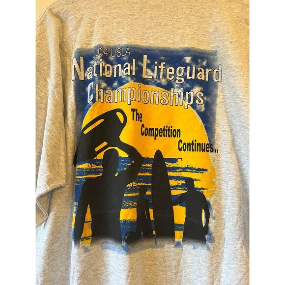 Vintage Daytona FL 2004 Sunset Beach USLA Championship Graphic Tee - Size XXL - Picture 5 of 5